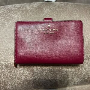 kate spade Deep Red Wallet